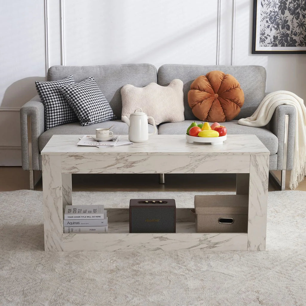 Coffee Table with Storage and Drawers W1586