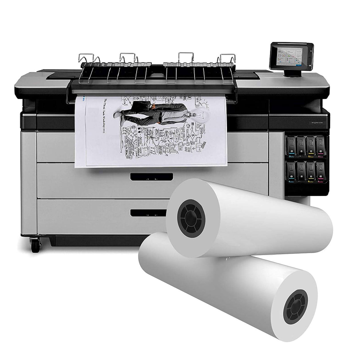 36 inch x 500 Foot 20lb Bond Plotter Paper P613472