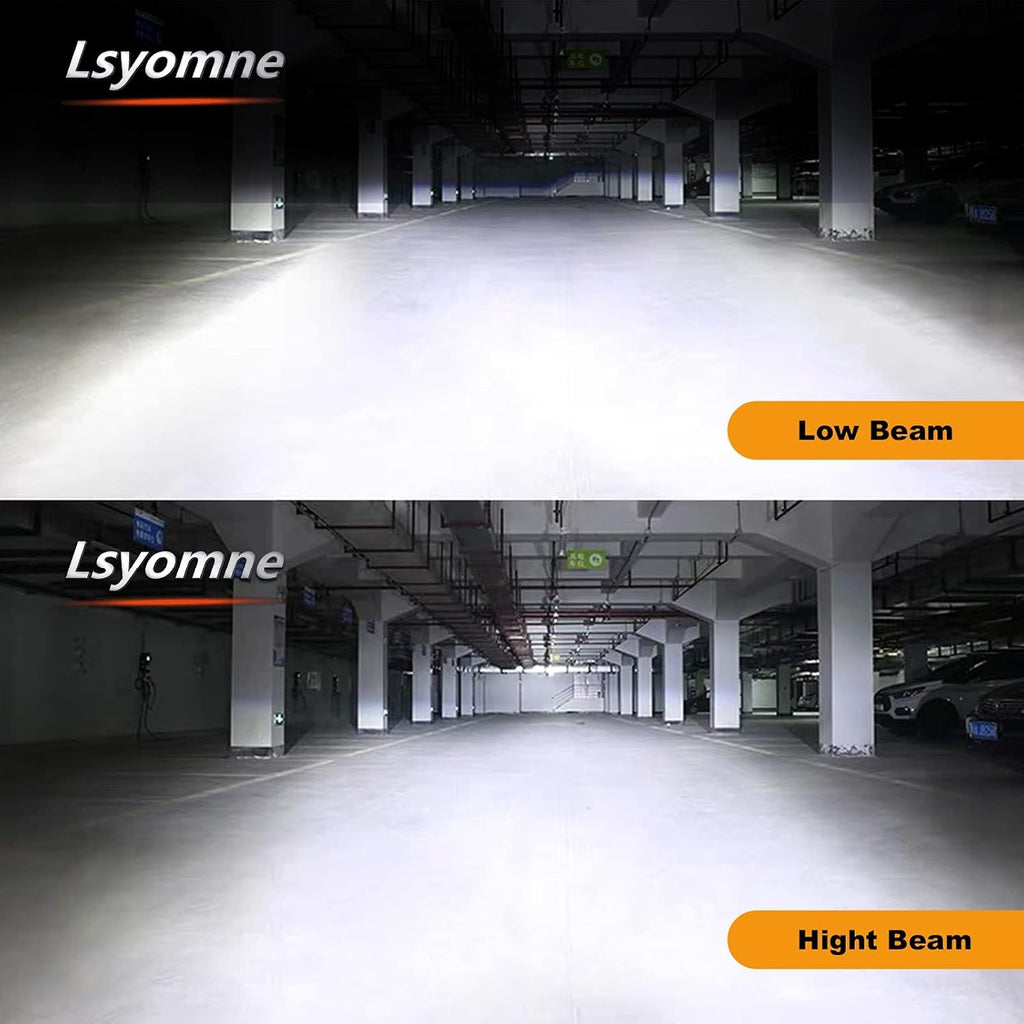 H7 LED Headlight Bulb 6000K Cool White 120W Pack of 2 I229927