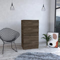Dark Walnut Dresser with Mirror L191254