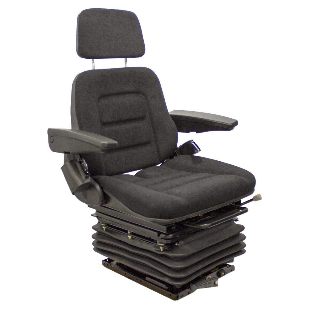 Black Fabric Full Adjustment Seat with Suspension D958924