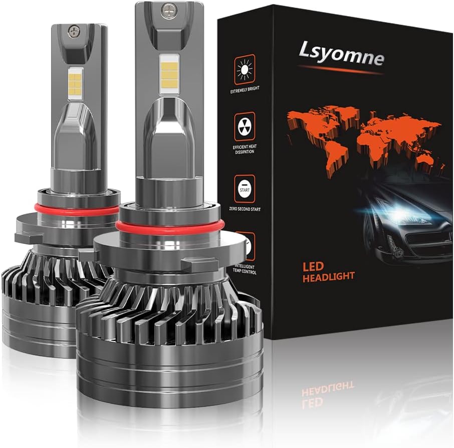 H7 LED Headlight Bulb 6000K Cool White 120W Pack of 2 I229927
