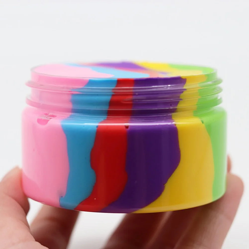 Rainbow Slime Putty Clay Plasticine Kids Toys F447