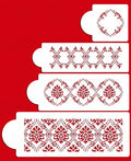 Royal Damask Cake Stencil Set L3023