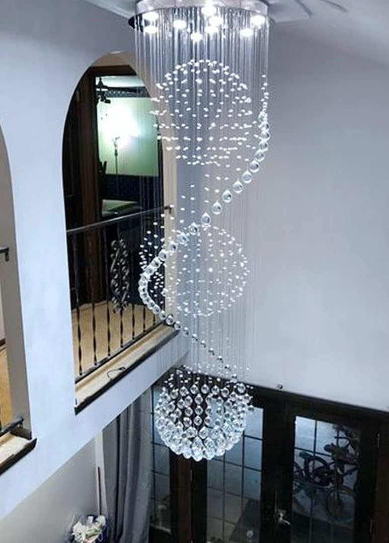 Crystal Raindrop Chandelier LED Bulbs Included H178192