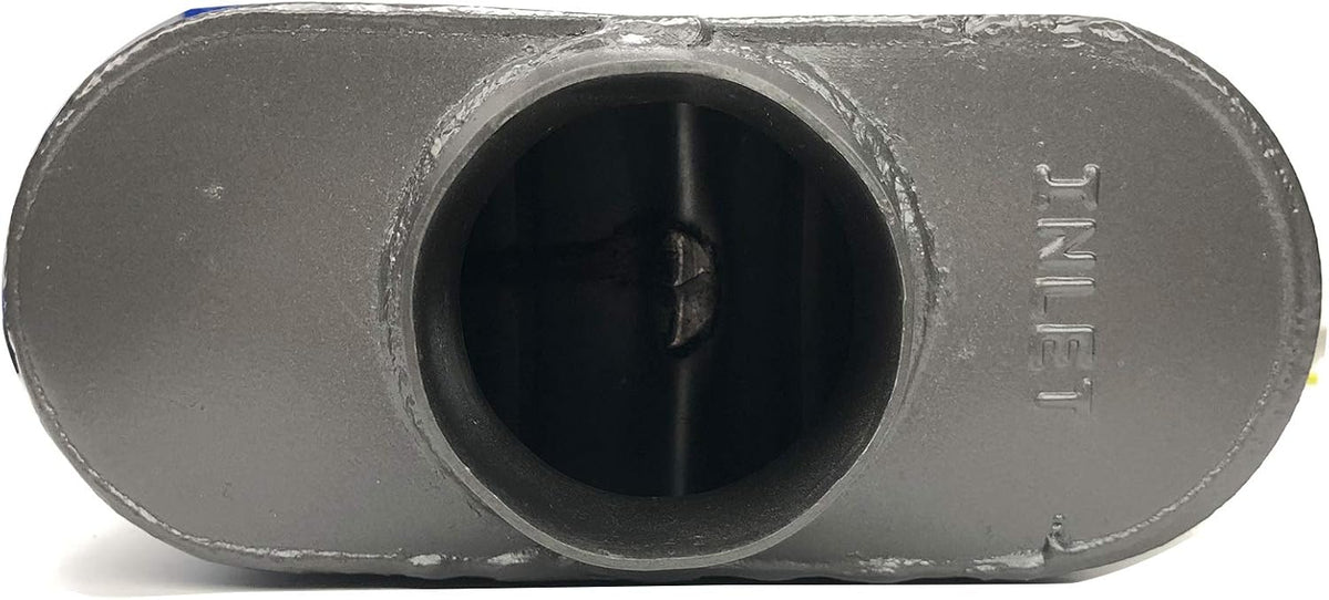 Pair of Single Chamber Performance Race Muffler 3" Center Universal Steel Muffler Pack of 2 Z71754