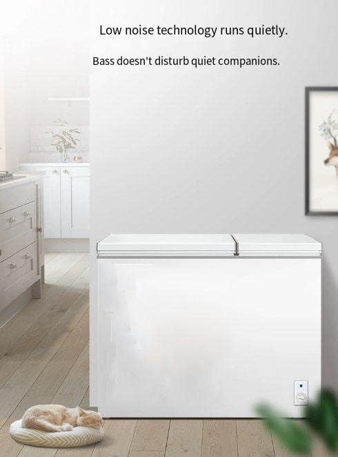 White 7.7 Cu.ft Double Door Chest Freezer with Removable Baskets E134