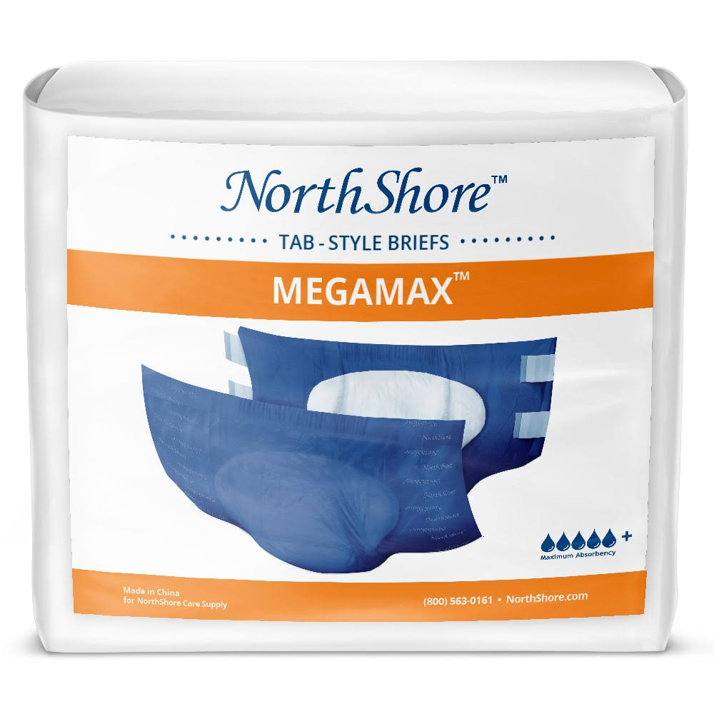 Blue Small Tab-Style Briefs Pack/10 U24879