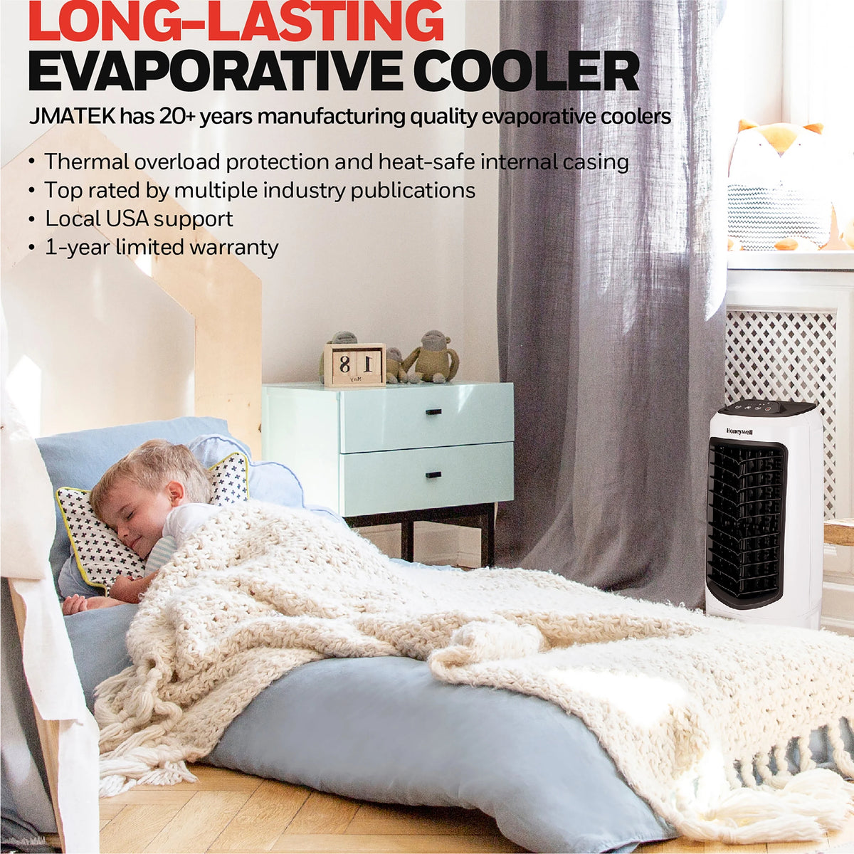 White 120V Portable Evaporative Cooler K27683