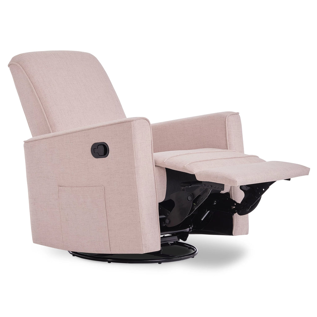 Rose Polyester Glider Recliner H80273
