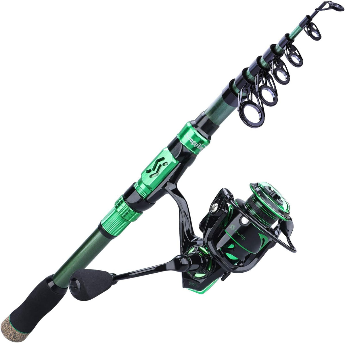 24Ton Carbon Fibre Telescopic Fishing Rod Spinning Reel Combo W864120