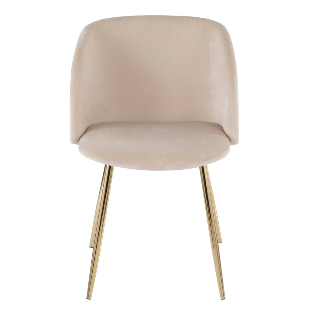 Black Velvet and Chrome Chair Set of 2 K47624