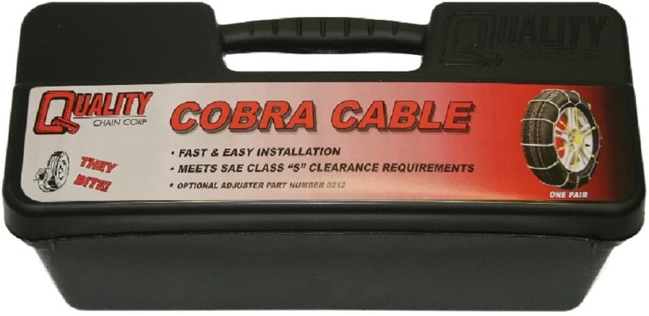 Cobra Cable Passenger Snow Traction Tire Chains M184248