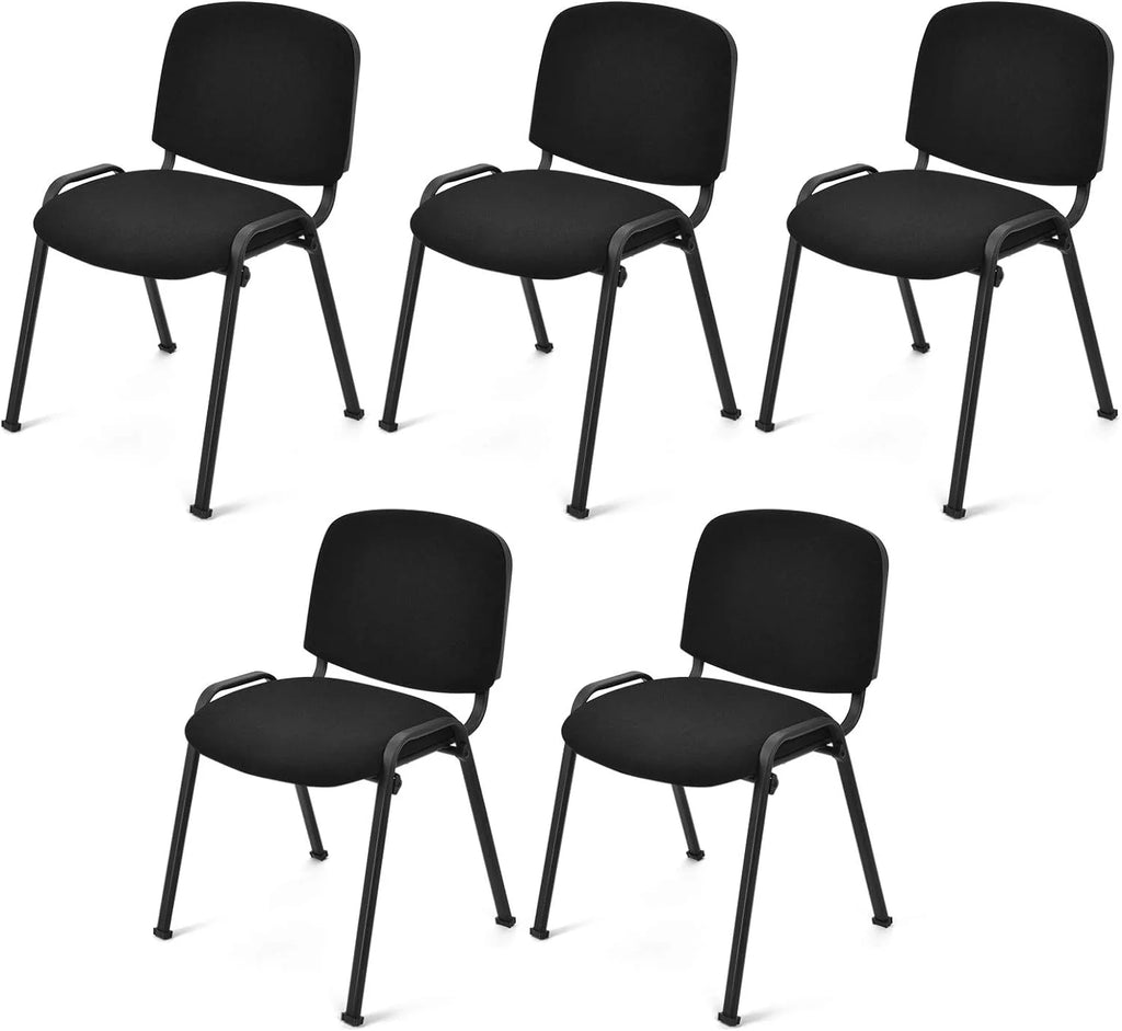 5 PCS Ergonomic Stackable Office Chairs Set C4301