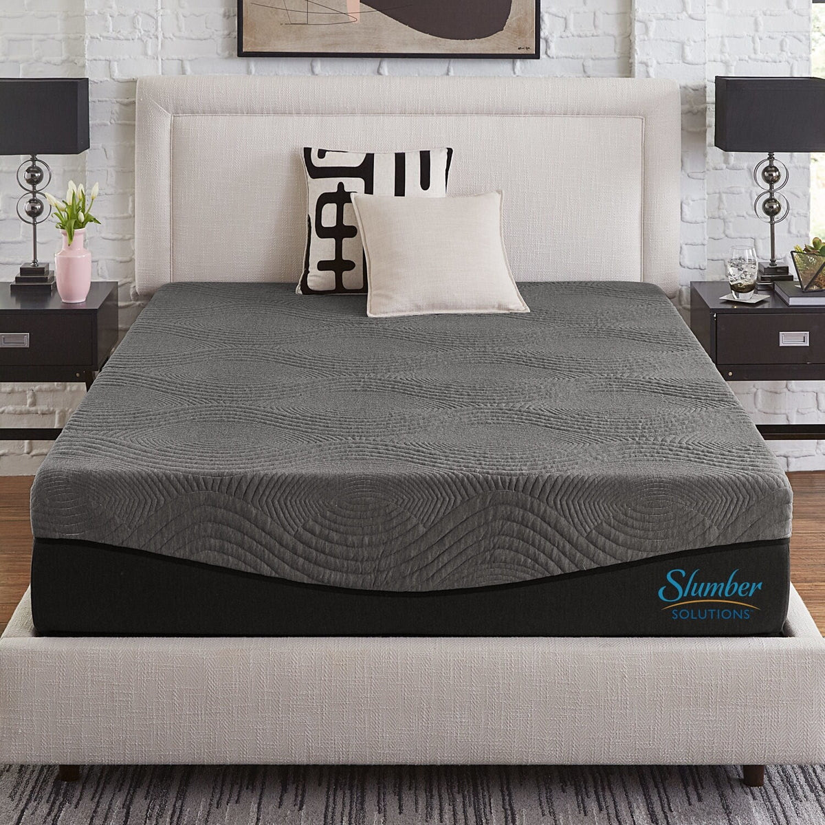 Charcoal 14-inch Memory Foam Mattress King W565