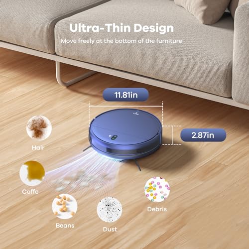 Robot Vacuum and Mop Combo, 2 in 1 Self-Charging Q411