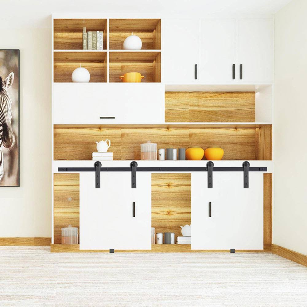 Mini Sliding Double Barn Door Hardware Kit Z30587