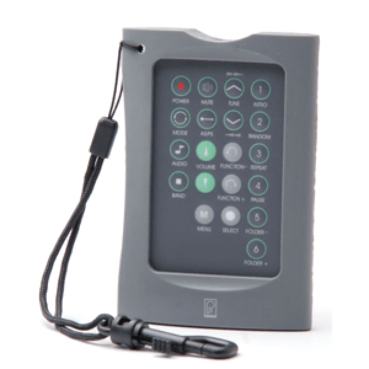 8" Gray and Green Wireless Remote D779