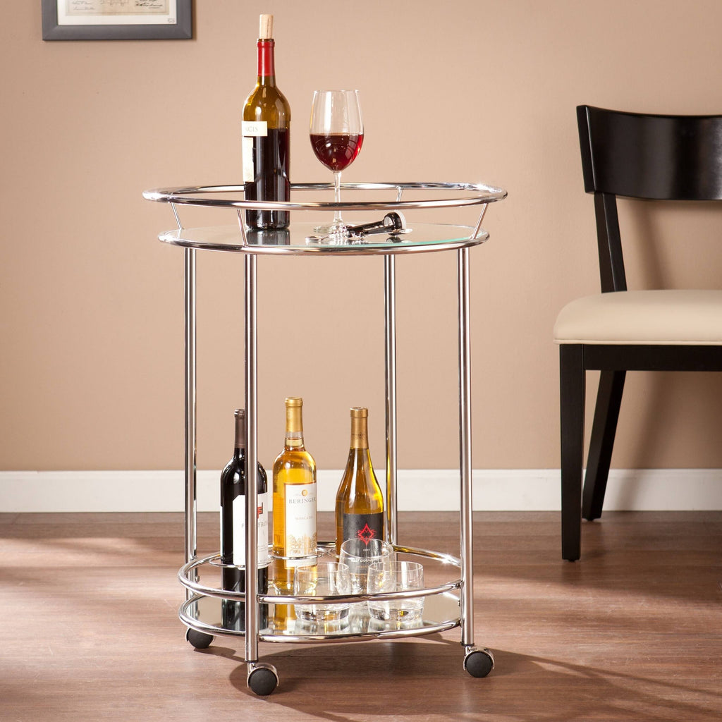 Chrome Bar Cart O7106