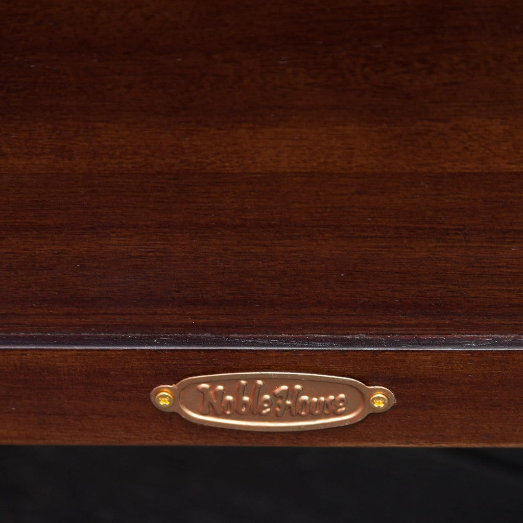 Brown Mahogany Acacia Wood Accent Table with Drawer A355971