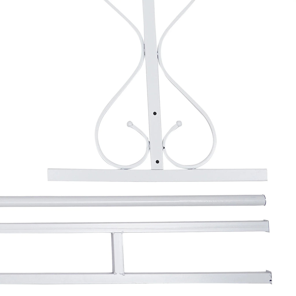 White Metal Garment Rack Clothing Stand G849