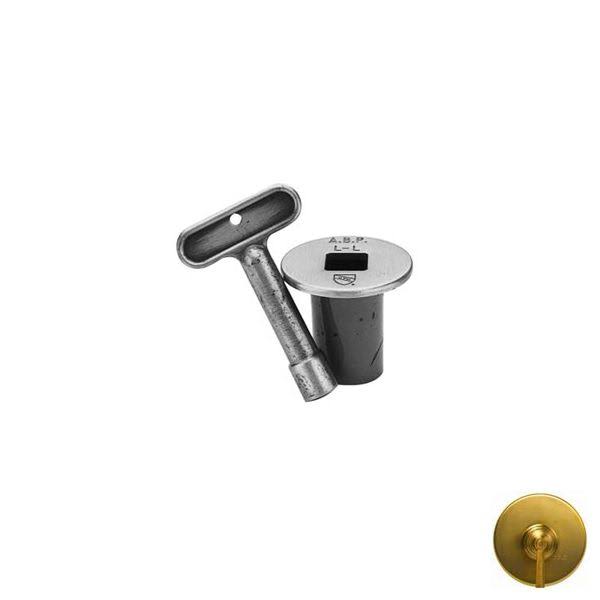 Log Lighter Key & Flange Satin Gold X446