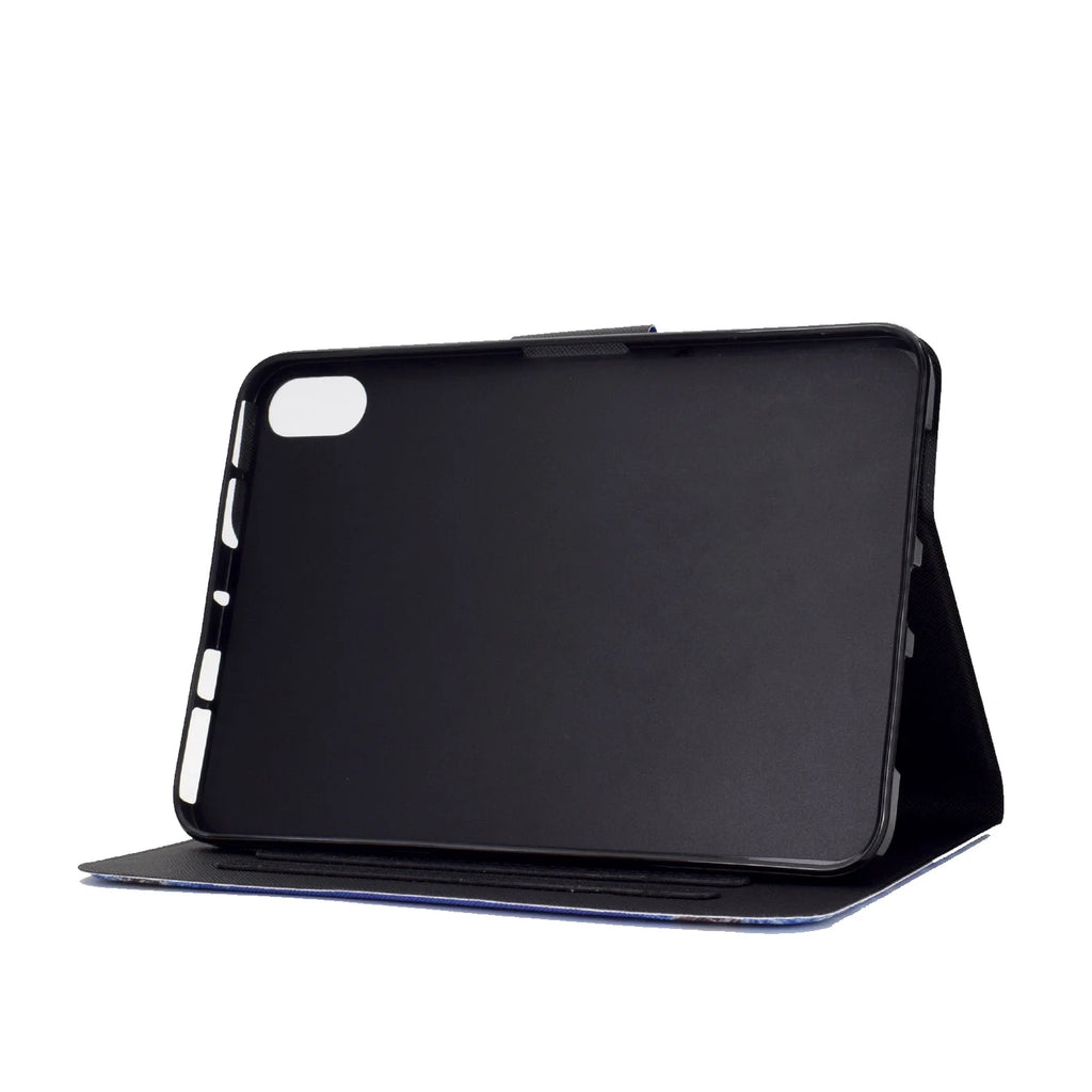 Colorful Painting Multi-Angle Viewing Folio Wallet Smart Cover for iPad 10th Generation 10.9 Inch Case X1490