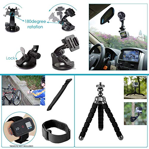 Waterproof 5.3K HD Action Camera with 23MP Photos and 128GB Memory Card Bundle I12121
