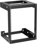 12U Wall Mount Open Frame 19" Server Equipment 18 inches Depth 2 Post Network Cabinet C46247