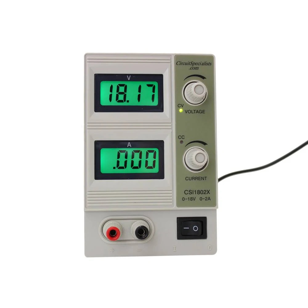 18 Volt DC 2.0 Amp Linear Bench Power Supply M665011