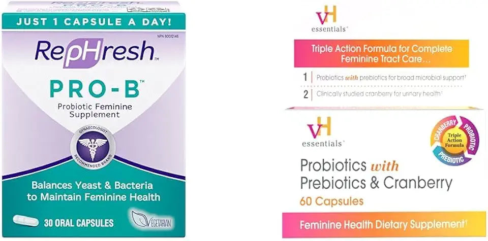 Probiotic Supplement for Women, 30 Oral Capsules & 60 Capsules I2673
