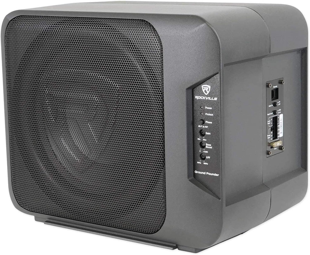 800w Powered Dual 10 Car Subwoofer Aluminum Enclosure J938