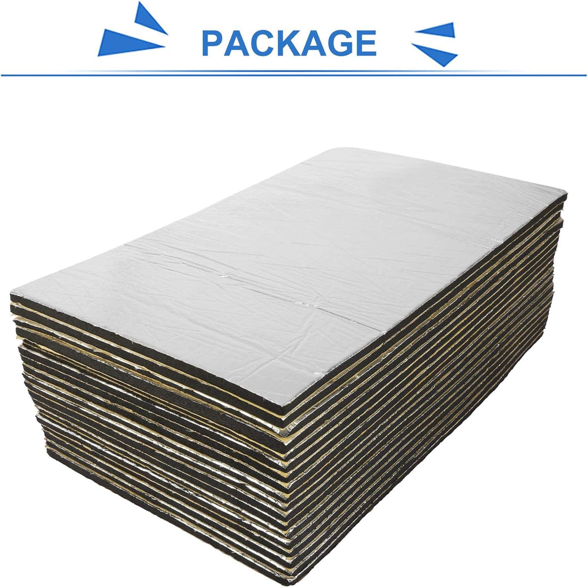18pcs 10mm Car Sound Deadener Insulation Mat J272945