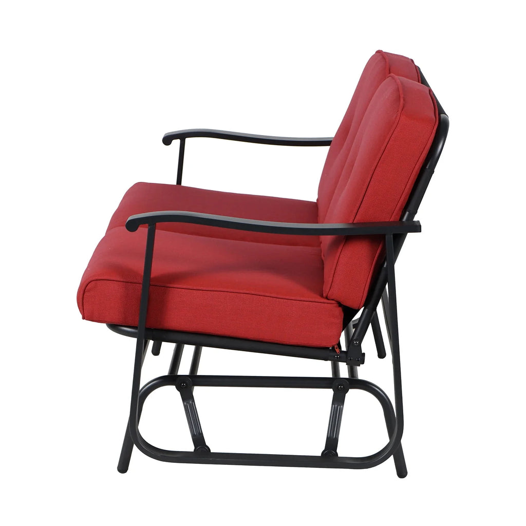 Steel Outdoor Glider Bench V24615