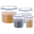 4 Pack Airtight Cereal Food Storage Containers with Mixed Size D7136