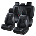 Black 5 Seats Breathable Car Seat Covers Full Set P7071