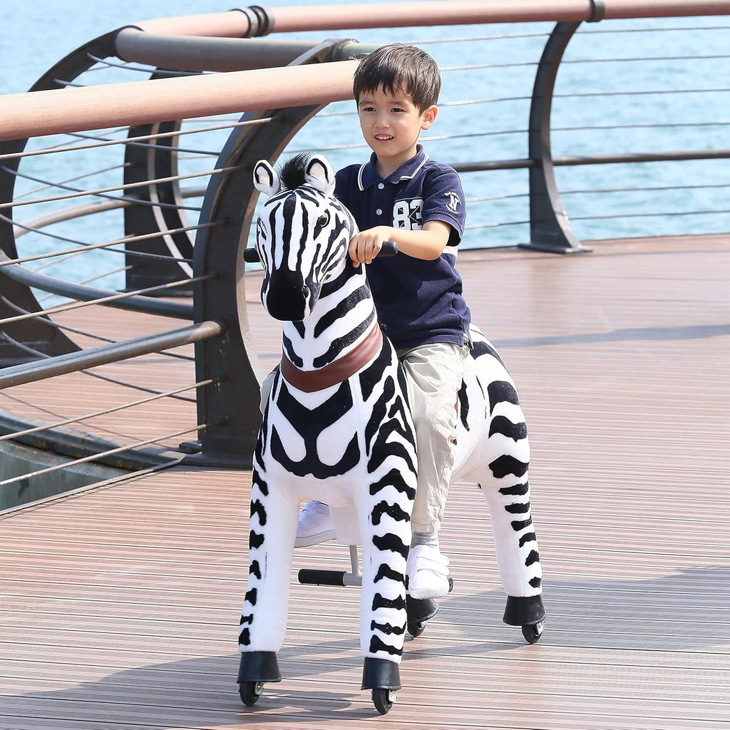 Kids Ride on Zebra Plush Riding Toy Z244088
