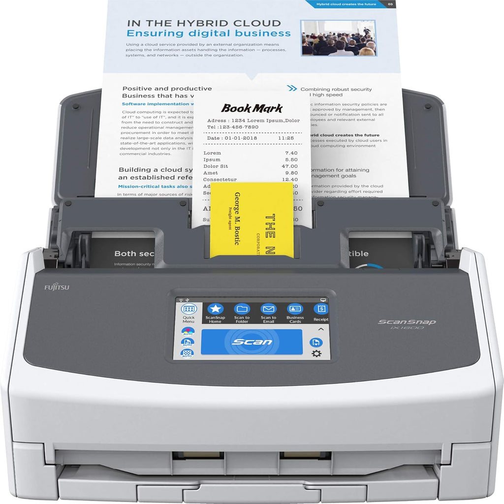 Black Document Scanner W4206