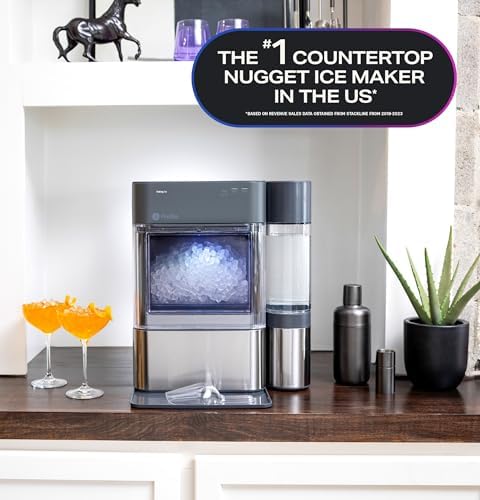 Countertop Nugget Ice Maker with 1 Gallon Tank E104
