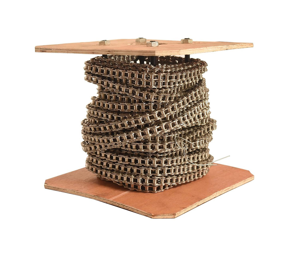 Stainless Steel Roller Chain 50 Feet with 5 Connecting Links Q2308
