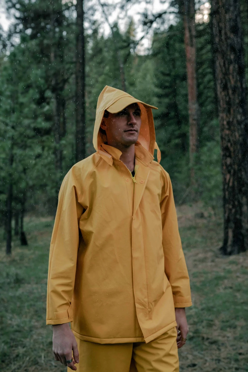 Yellow Rain Coat & Bib Z529