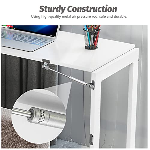 Natural Freestanding 3 Tier Ladder Shelf Desk D916