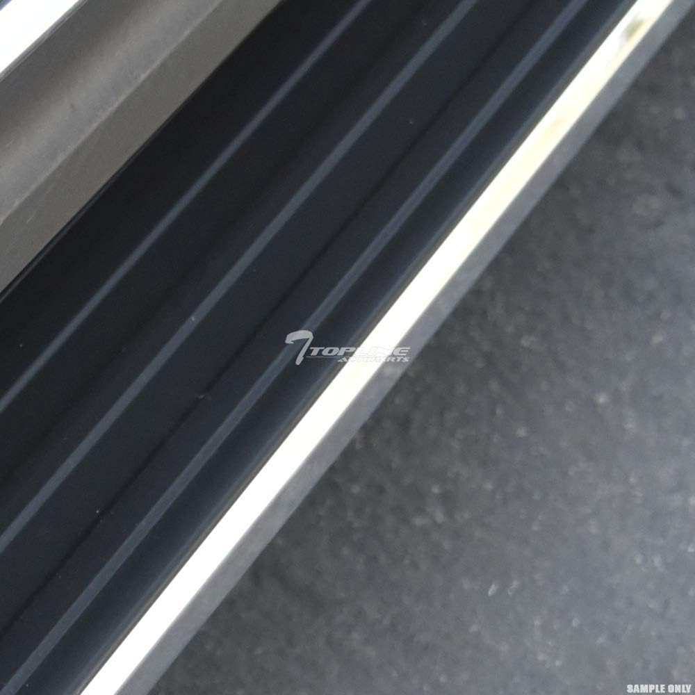 6" Black Aluminum Side Step Rail Running Boards C30353