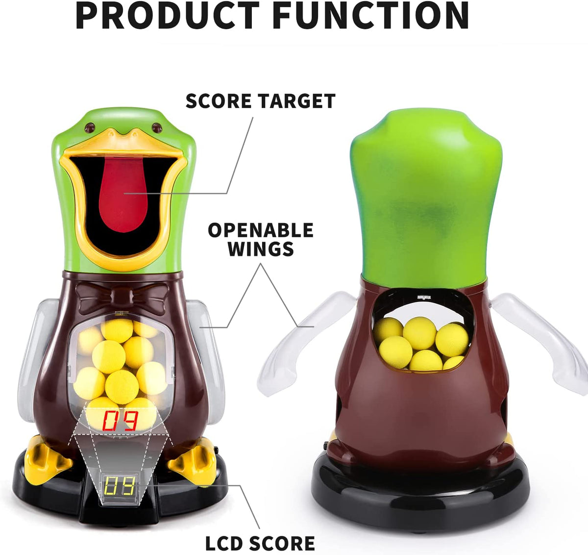 Electric Movable Target Duck Shooting Toy B2393
