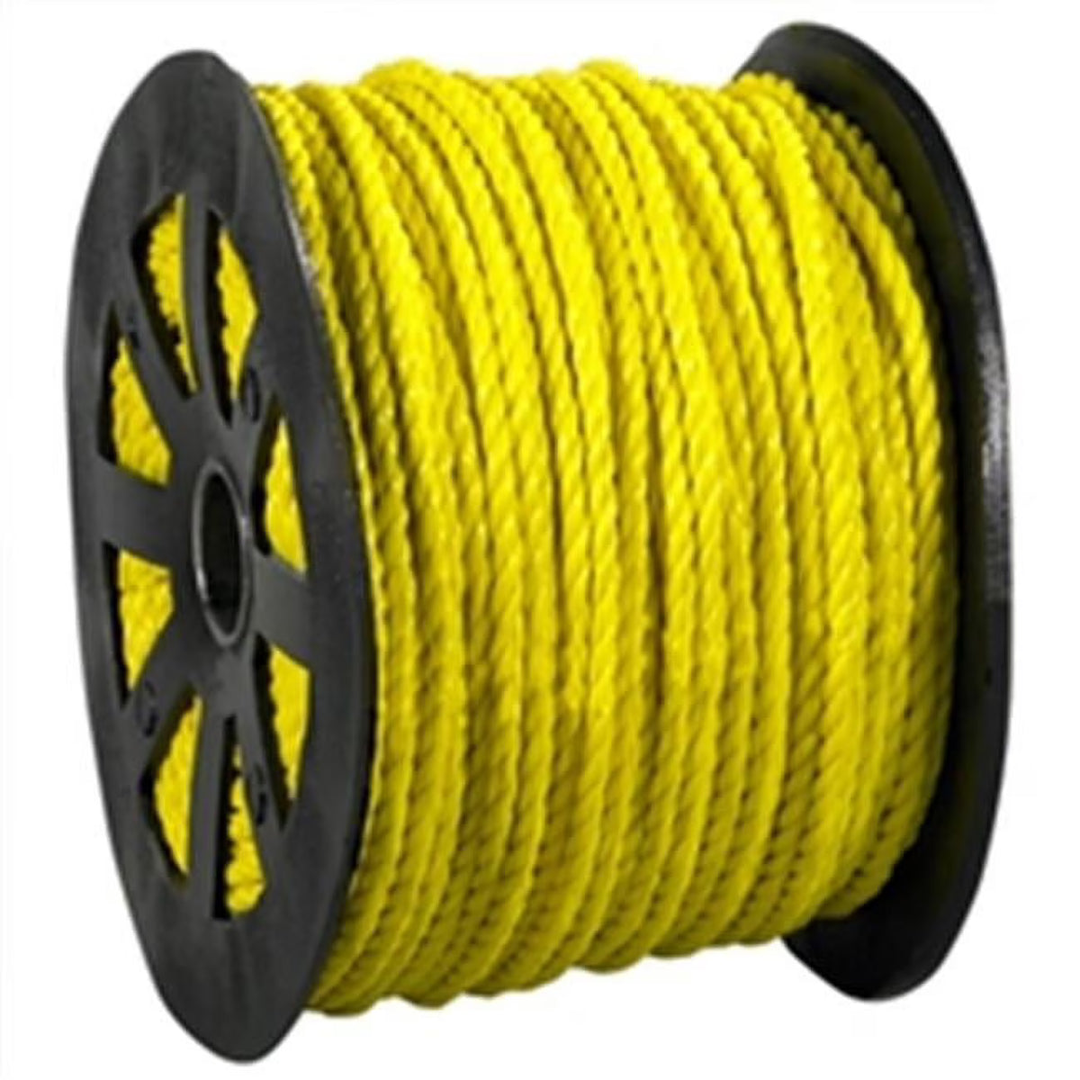 0.19 in. 650 lbs Yellow Twisted Polypropylene Rope M39194