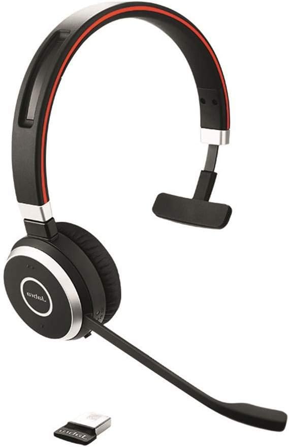 Jabra Evolve 65 UC Wireless Headset Mono with Link 370 USB Adapter P564207