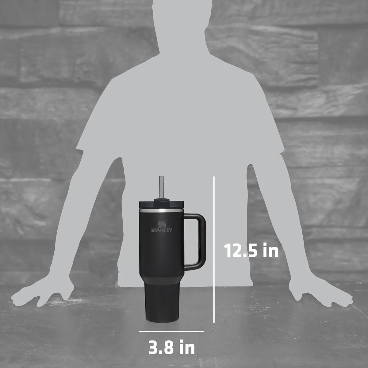 40oz Stainless Steel Vacuum Insulated Tumbler with Lid and Straw M536383