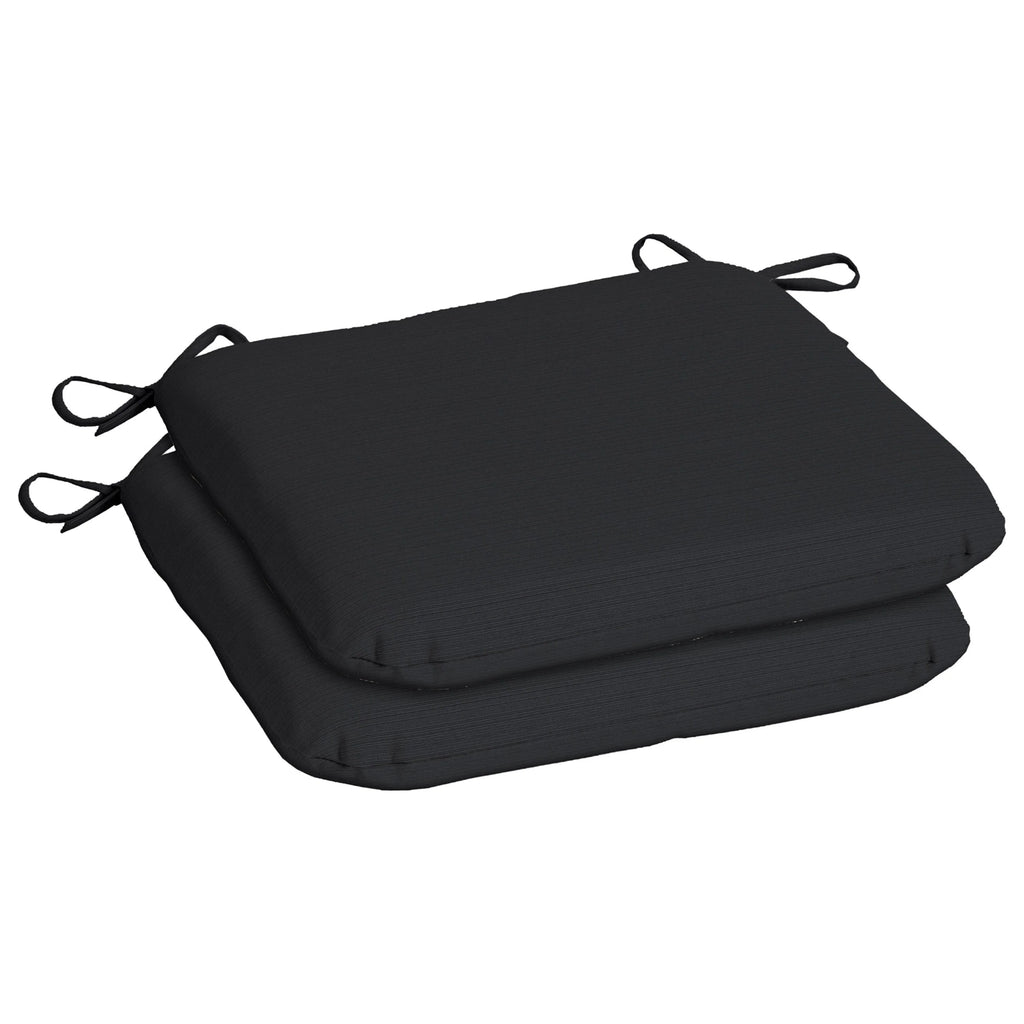 Navy Blue Rectangle Outdoor Seat Pad 2 Pack J6739