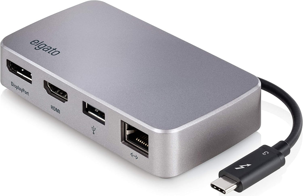 Thunderbolt 3 Mini Dock with Built-In Thunderbolt Cable, Gigabit Ethernet I5000