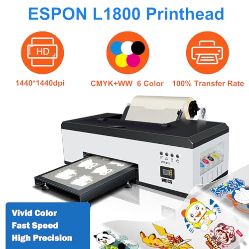 DTF Printer Machine with XP600 Printhead, 5760 * 1440dpi, Roll Feeder B176078